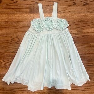 Isobella & Chloe Light Blue Floral Kids Dress